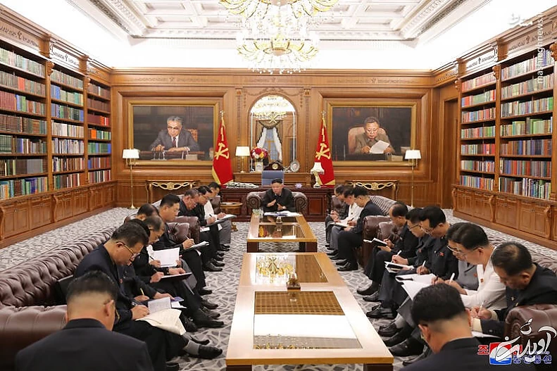 اتاق جلسه جدید "کیم جونگ اون"/ عکس